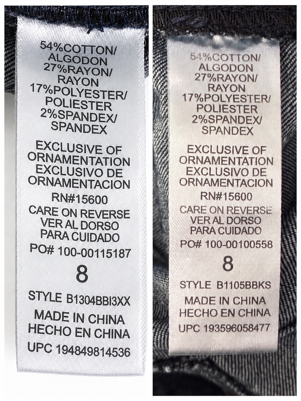 Democracy Jeans Bundle Women’s Size 8 Ab Solution & Ab Technology 2 Pair Lot - Picture 10 of 10